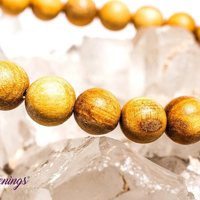 Palo Santo Wood Bracelets - 7 - 8mm Beaded Stretch
