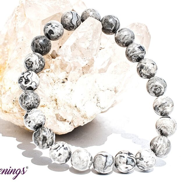 Picasso Jasper Bracelets - 8mm