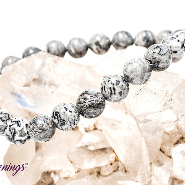 Picasso Jasper Bracelets - 8mm