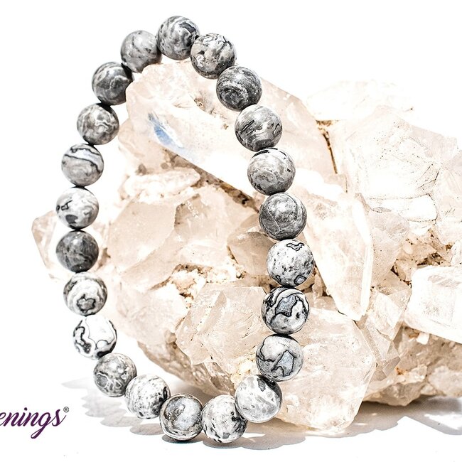 Picasso Jasper Bracelets - 8mm