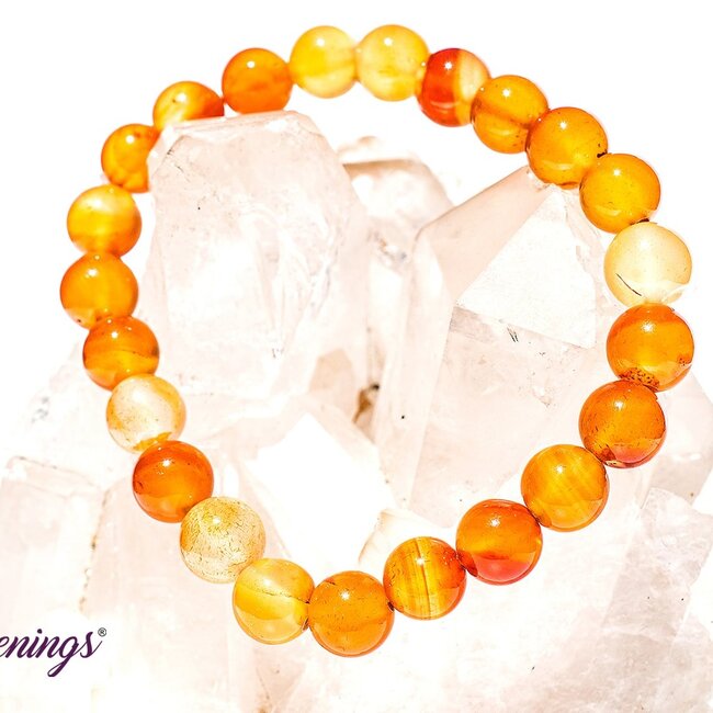 Red Agate Bracelets - 8mm