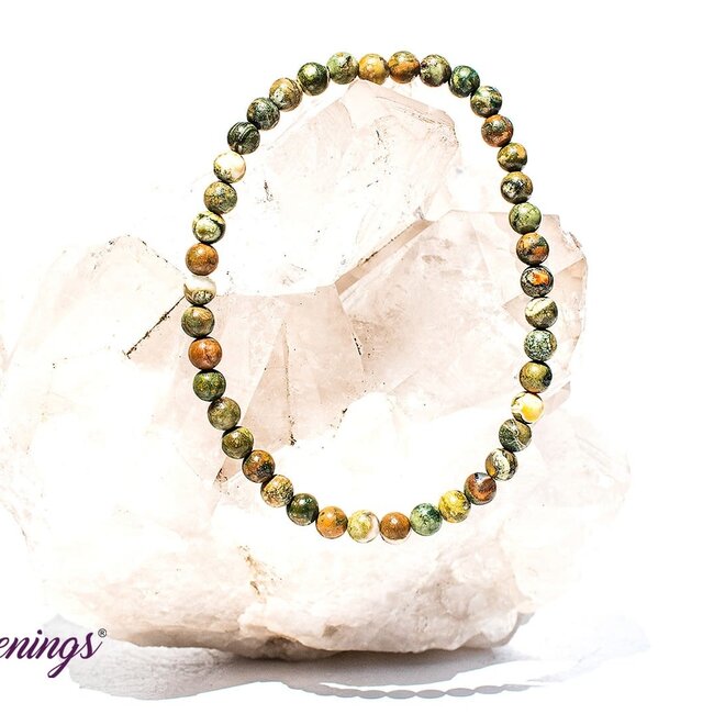 Rhyolite Bracelets - 4mm Mini