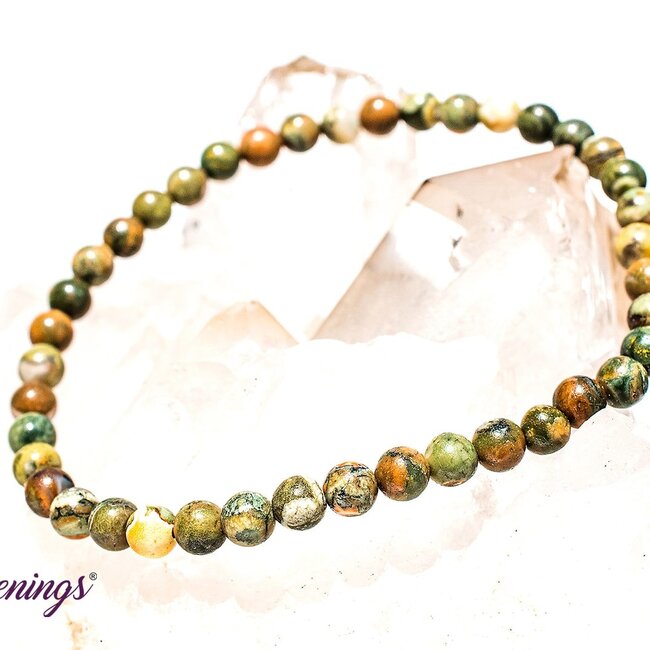 Rhyolite Bracelets - 4mm Mini
