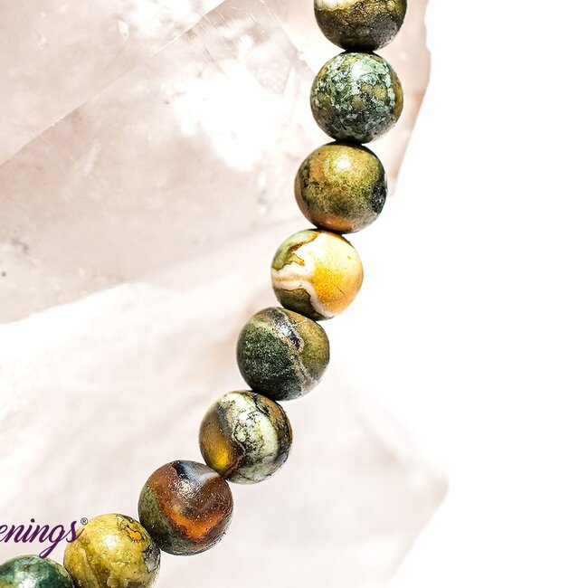 Rhyolite Jasper Bracelets - 4mm Mini