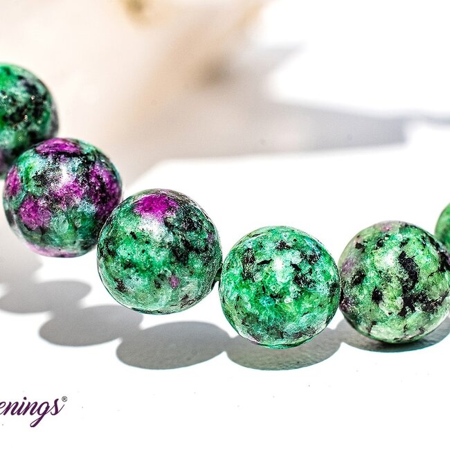 Ruby Zoisite (Anyolite) Bracelets - 8mm