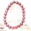 Purple Lavender Rose Quartz Bracelets - 8mm