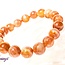 Peach Moonstone Bracelet-9-10mm
