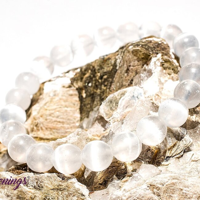 Selenite (Satin Spar Gypsum) Bracelets - 8mm