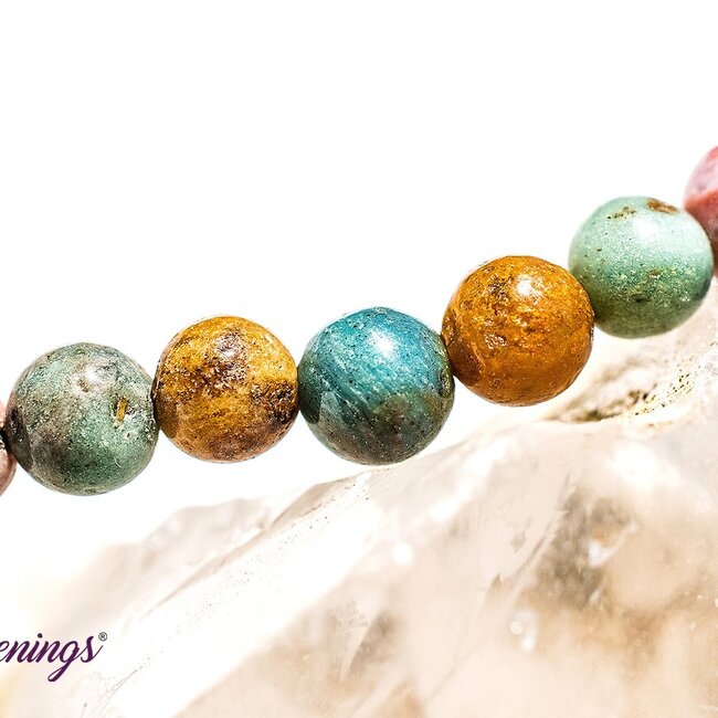 Ocean (Sea Sediment Marine) Jasper Bracelets - 4mm Mini