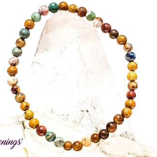 Ocean (Sea Sediment Marine) Jasper Bracelets - 4mm Mini