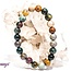 Ocean (Sea Sediment Marine) Jasper Bracelets - 8mm Beaded