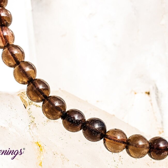 Smoky (Smokey) Quartz Bracelets - 4mm Mini