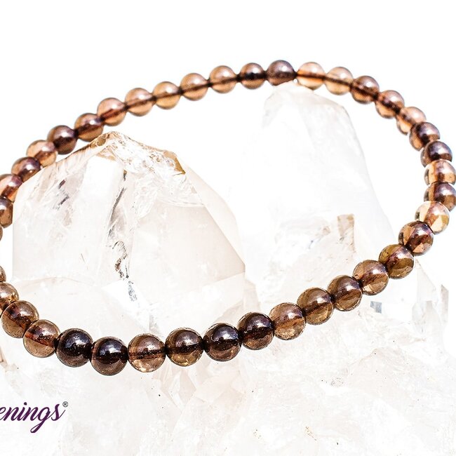 Smoky (Smokey) Quartz Bracelets - 4mm Mini