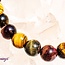 Tri Color Tiger Eye Bracelets (Gold, Red & Blue) - 8mm