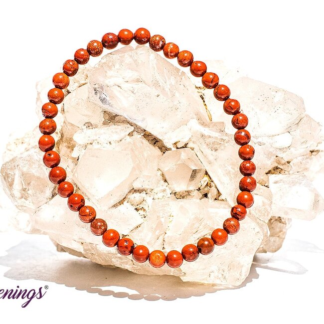 Red Jasper Bracelets - 4mm Mini