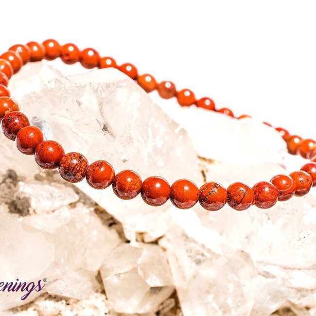 Red Jasper Bracelets - 4mm Mini