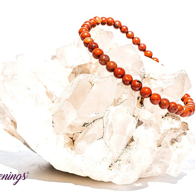 Red Jasper Bracelets - 4mm Mini