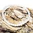 White (Rainbow) Moonstone Bracelets - 4mm Mini