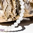 White (Rainbow) Moonstone Bracelets - 4mm Mini