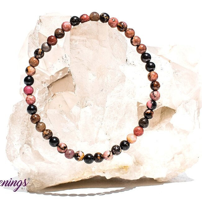Rhodonite Bracelets - 4mm Mini