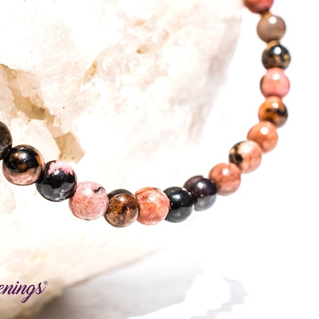 Rhodonite Bracelets - 4mm Mini