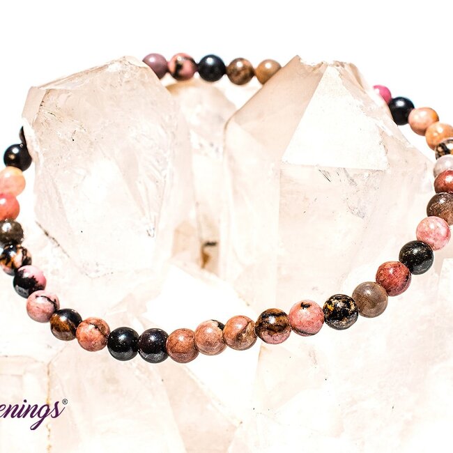 Rhodonite Bracelets - 4mm Mini