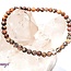 Red Leopardskin Jasper Bracelets - 4mm Mini