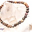 Red Leopardskin Jasper Bracelets - 4mm Mini