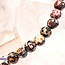 Red Leopardskin Jasper Bracelets - 4mm Mini