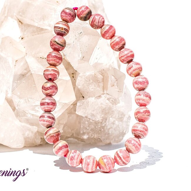 Rhodochrosite Bracelets - 8 - 9mm