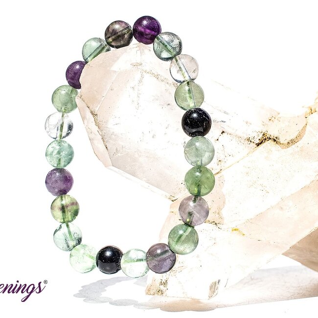 Rainbow Fluorite Bracelets - 8mm