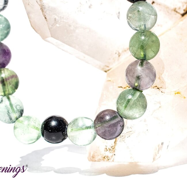 Rainbow Fluorite Bracelets - 8mm