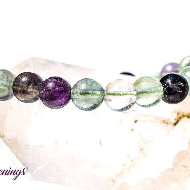 Rainbow Fluorite Bracelets - 8mm