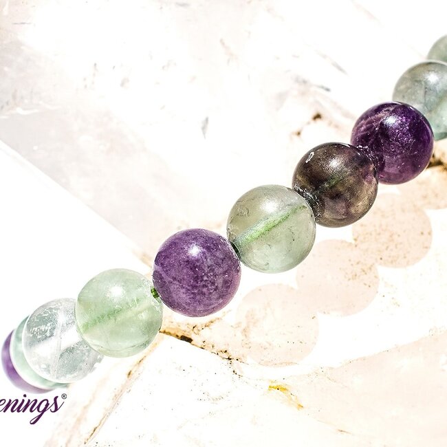 Rainbow Fluorite Bracelets - 8mm