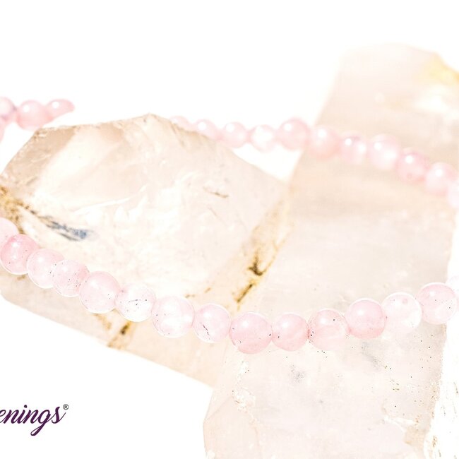 Rose Quartz Bracelets - 4mm Mini