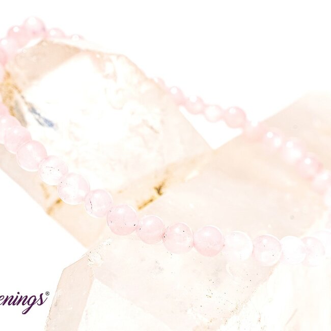Rose Quartz Bracelets - 4mm Mini