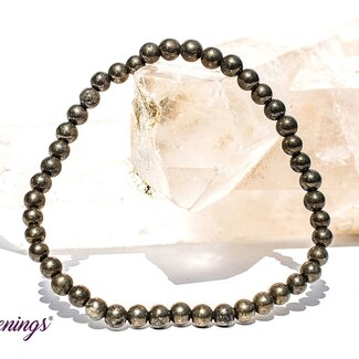 Pyrite (Chalcopyrite) Bracelets - 4mm