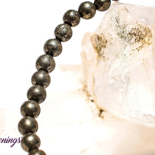 Pyrite (Chalcopyrite) Bracelets - 4mm Mini