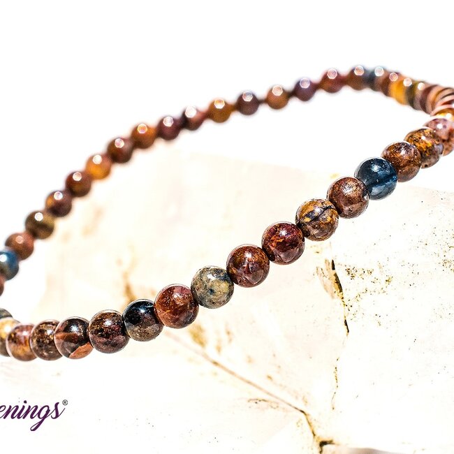 Pietersite (Tempest Stone) Bracelets - 4mm Mini