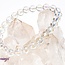 White Angel Aura Quartz Bracelets - 8mm Clear Mermaid