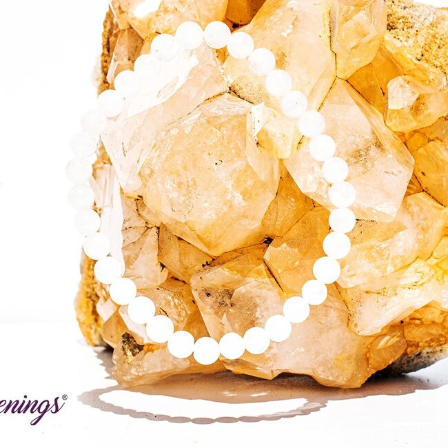 White Moonstone Bracelets - 5-7mm