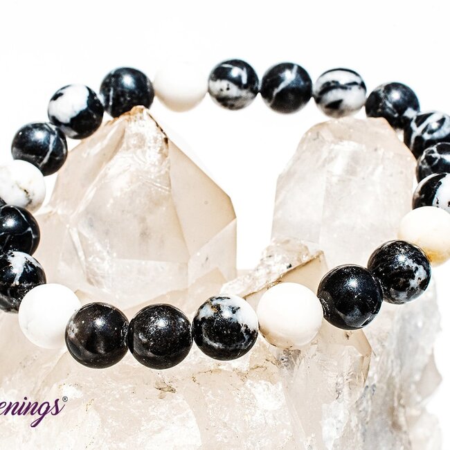 Zebra Agate Bracelets - 8mm