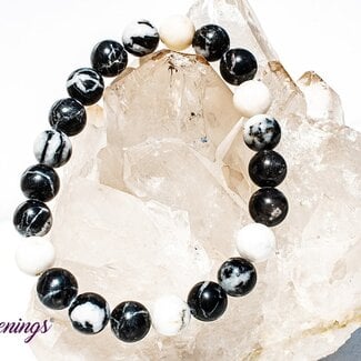 Zebra Agate Bracelets - 8mm