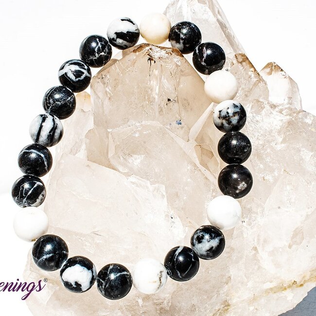 Zebra Agate Bracelets - 8mm