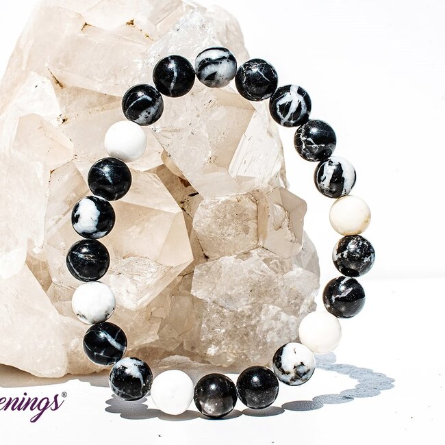 Zebra Agate Bracelets - 8mm