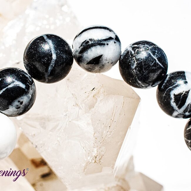 Zebra Agate Bracelets - 8mm