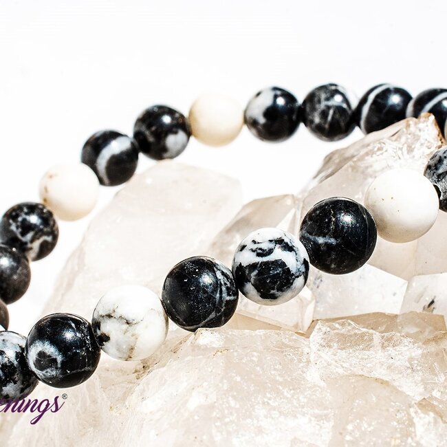 Zebra Agate Bracelets - 8mm