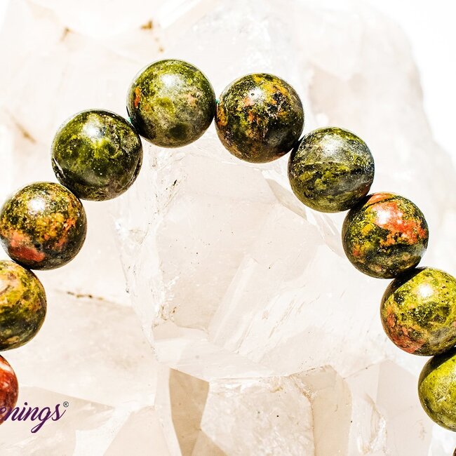 Unakite Jasper Bracelets - 8mm