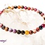 Mixed and Assorted Tourmaline Bracelets - 5 -7mm (Watermelon)