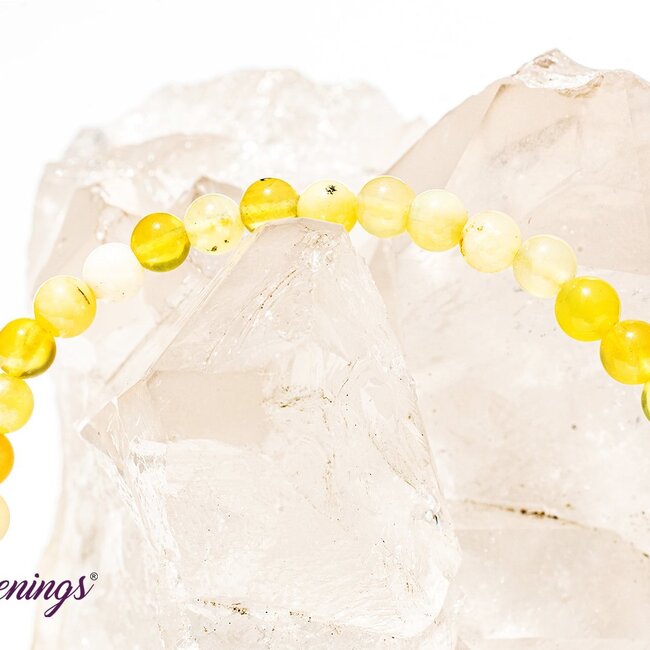 Yellow Gold Opal Bracelets - 4mm